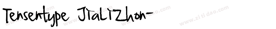 Tensentype JiaLiZhon字体转换